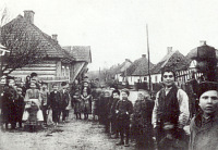 Przedmieście Tyczyna w 1909 r. - fot. Antoni Mikrut